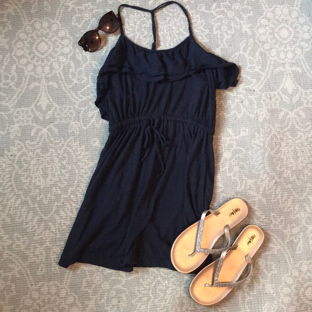 🔴Aeropostale- navy Blue Sundress